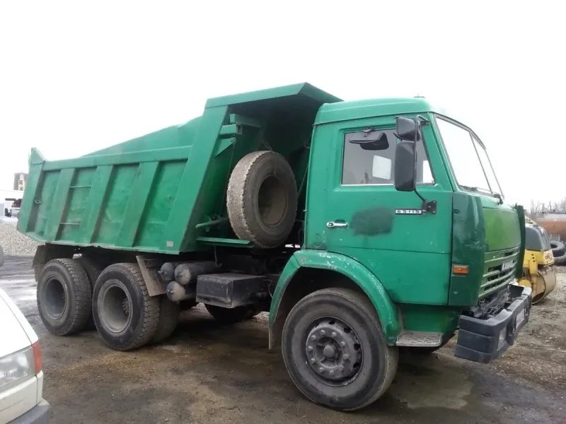 КАМАЗ 65115 самосвал зеленый