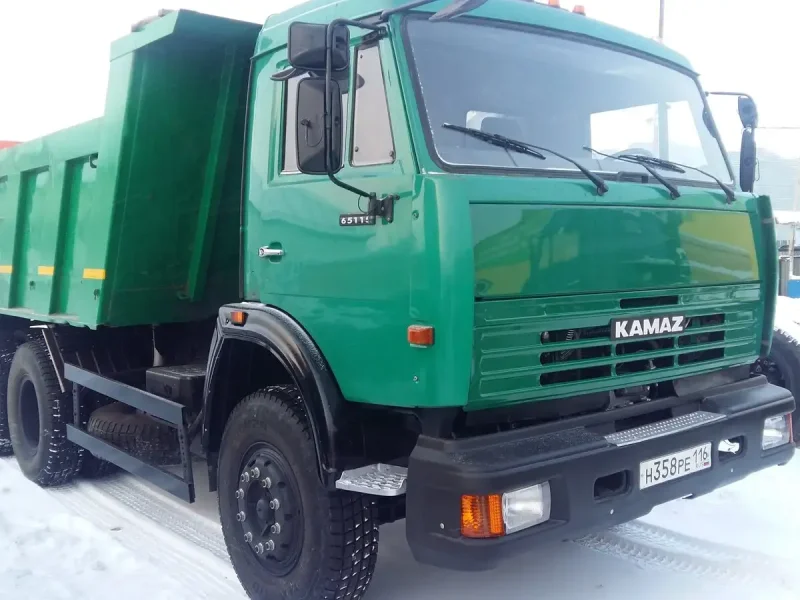 КАМАЗ 65115 зеленый