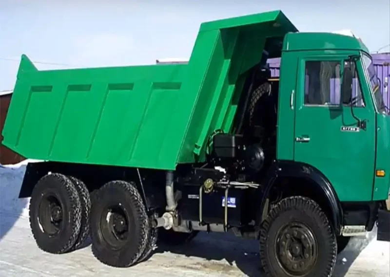 КАМАЗ 65115 самосвал зеленый