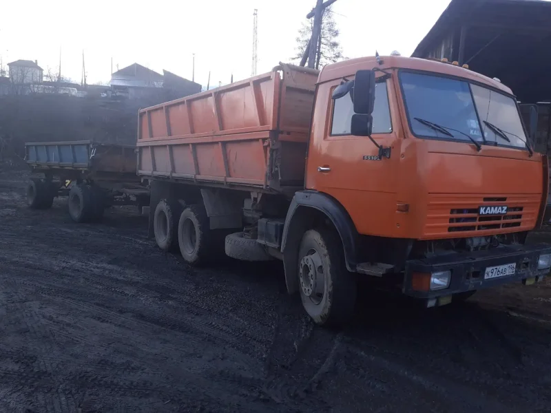 КАМАЗ 55102 оранжевый 1987