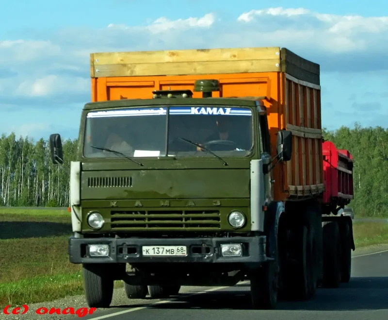 Номера России КАМАЗ 55102