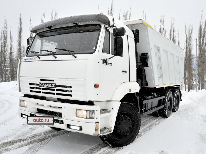КАМАЗ 6520 самосвал белый