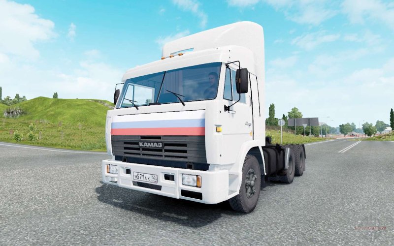 КАМАЗ 54115 белый