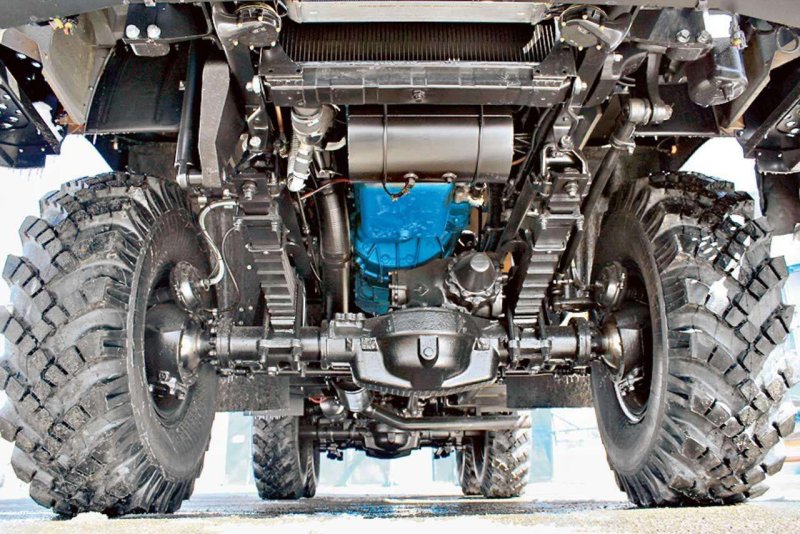КАМАЗ 4310 снизу