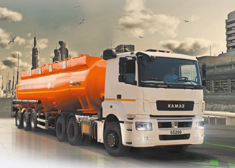 КАМАЗ 65206 С полуприцепом