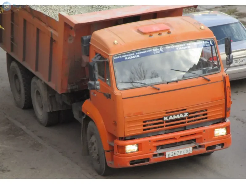 КАМАЗ 65116 вид сзади
