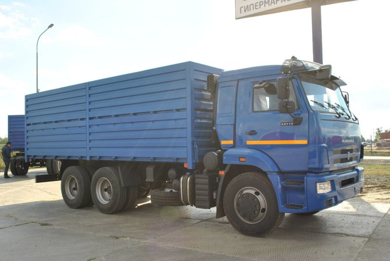 КАМАЗ 65115 бортовой зерновоз