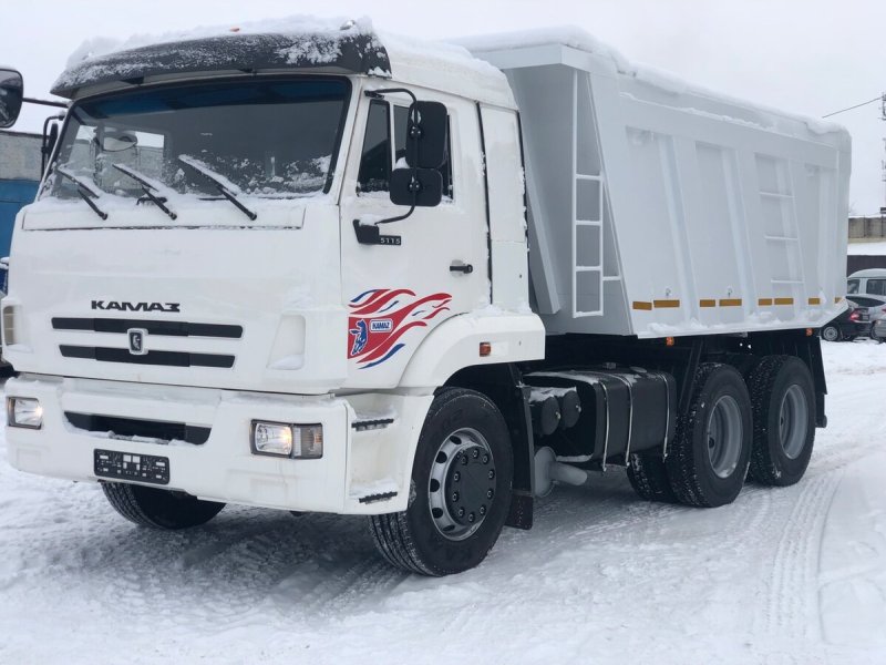 КАМАЗ 65115 самосвал белый