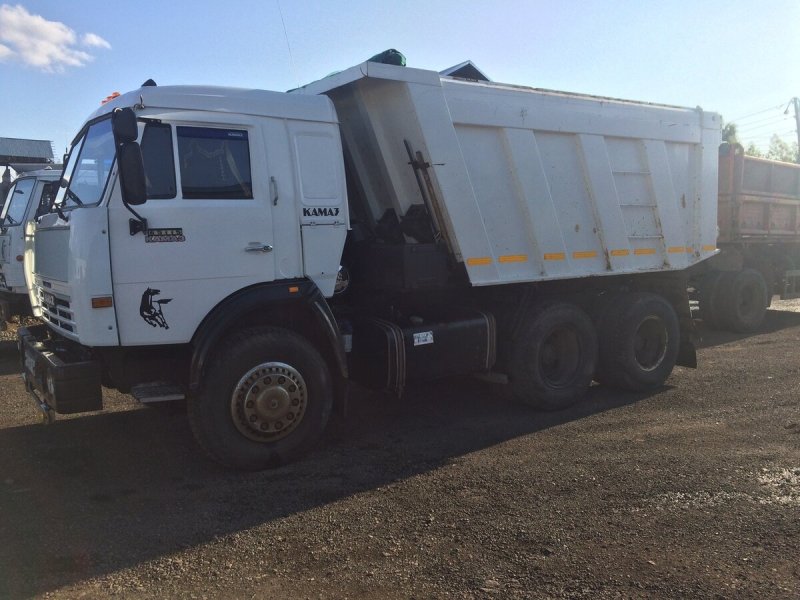 КАМАЗ 65115 самосвал цвет белый