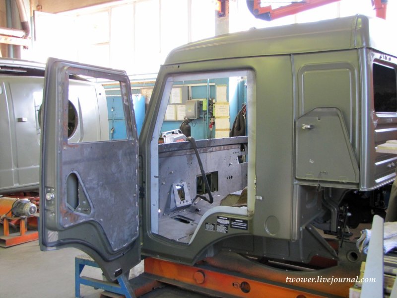 КАМАЗ-4310 салон кабины