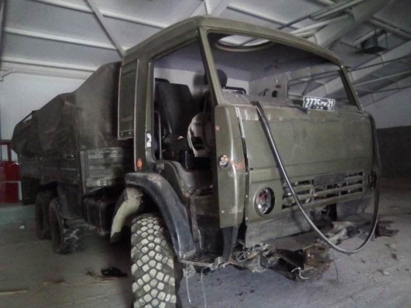 КАМАЗ 43118 кабина снизу