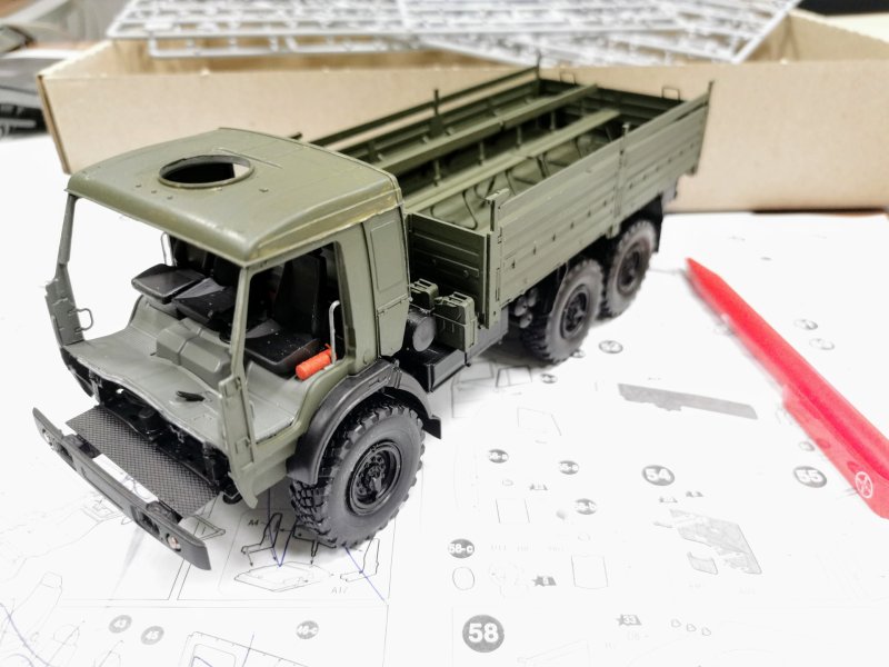 КАМАЗ-5350 бронированная кабина
