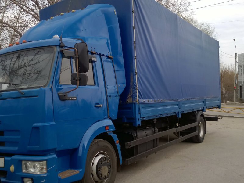 КАМАЗ 5308 бортовой тентованный