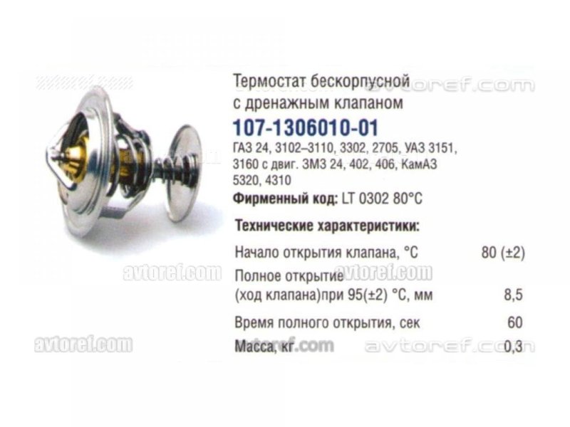 Термостат КАМАЗ ТС-107