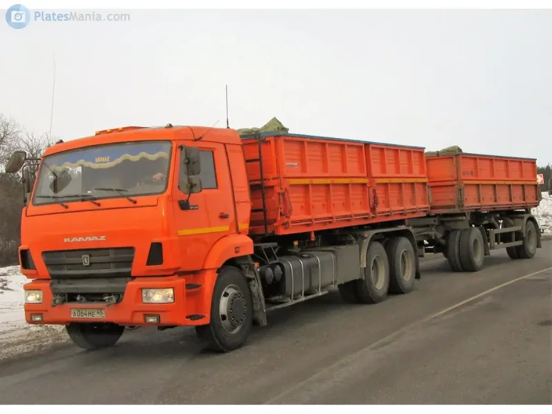 КАМАЗ 45144 С прицепом старый