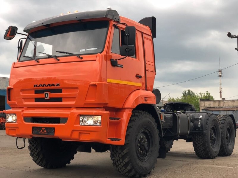 КАМАЗ 44108 С полуприцепом
