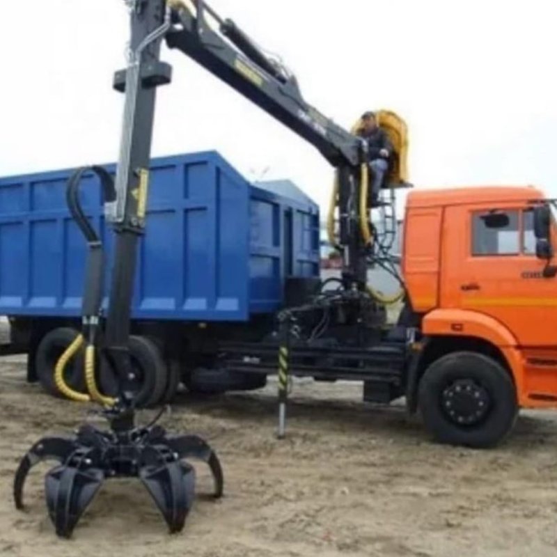 Ломовоз Велмаш ОМТ-120м на шасси КАМАЗ 65115