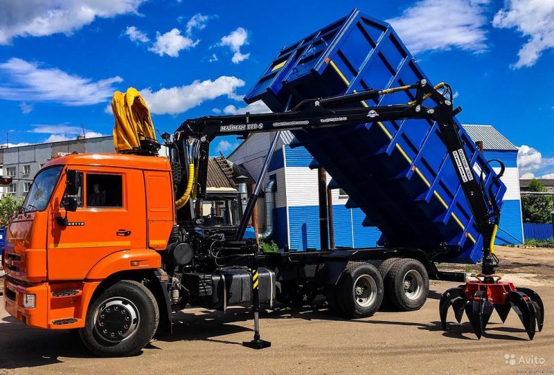 КАМАЗ 65115 ломовоз с Майман 110s 30 куб.м