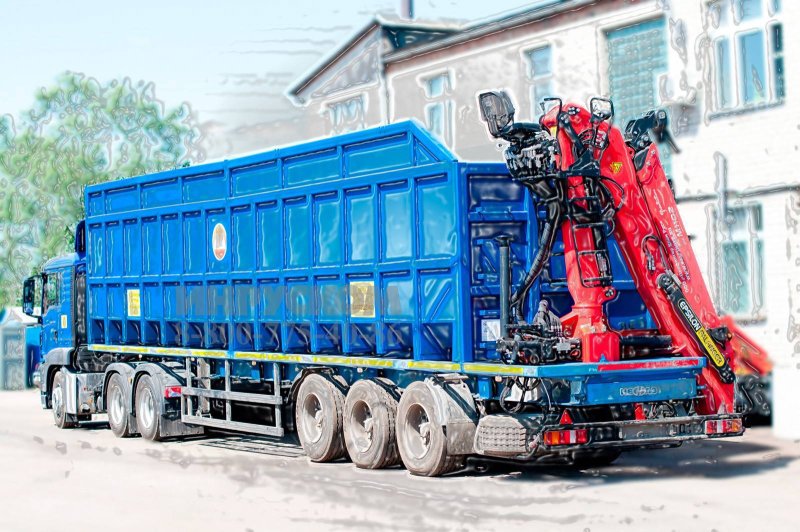 Ломовоз КАМАЗ 65115 евро 5