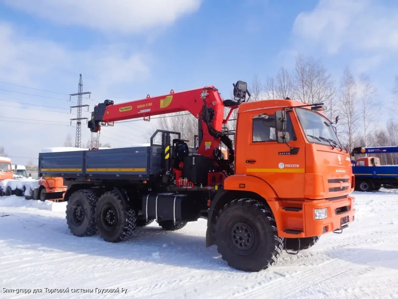 КАМАЗ 43118 бортовой с КМУ