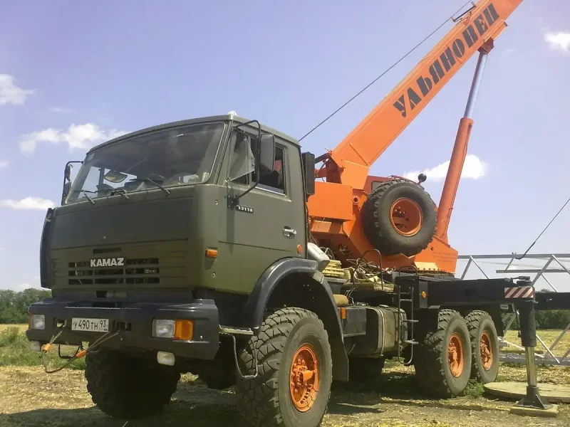 МКТ 25 7 КАМАЗ 43118 автокран 25т