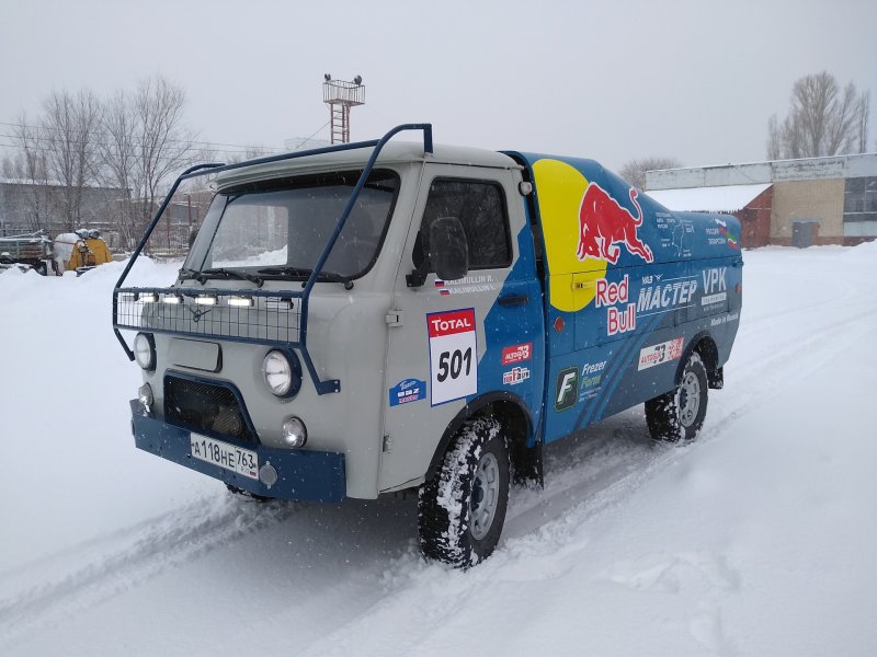 УАЗ 3303 КАМАЗ ралли