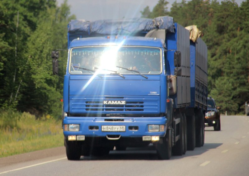 КАМАЗ 53215 бортовой зерновоз