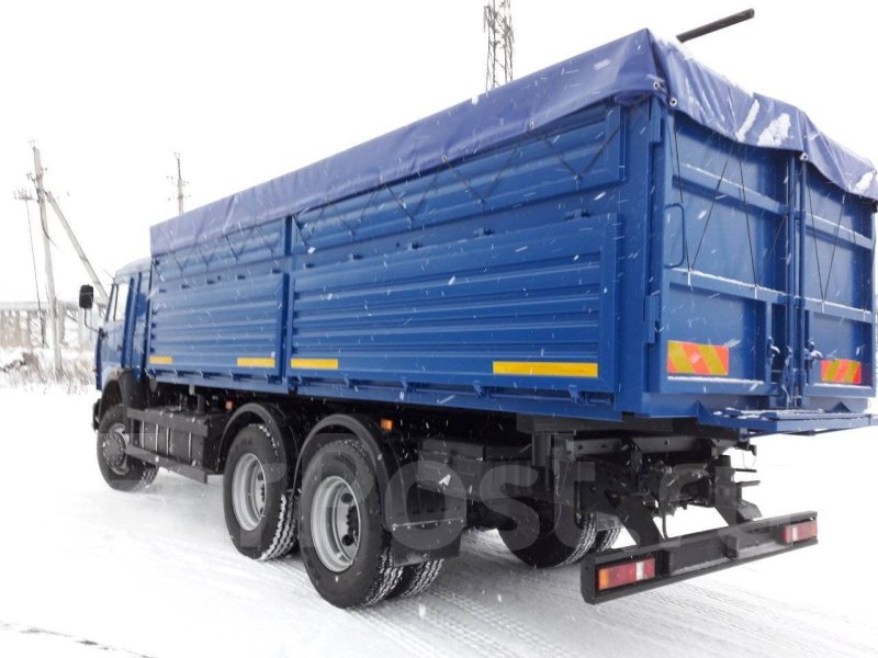 КАМАЗ 53215 синий зерновоз