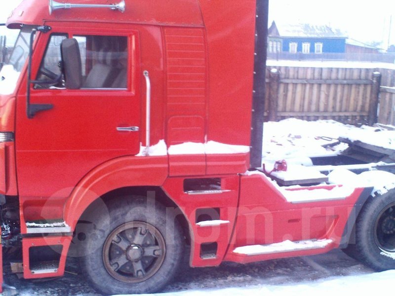 КАМАЗ 6520 кабина изнутри