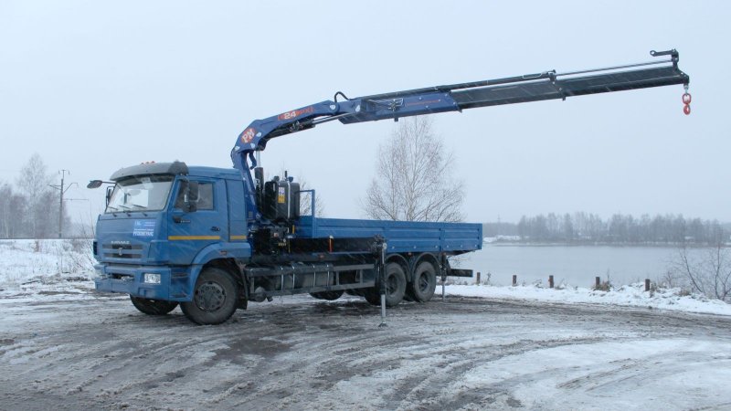 КАМАЗ 65117 бортовой с манипулятором