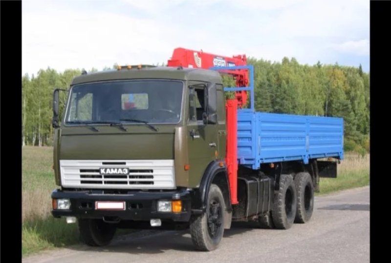 КАМАЗ 5320 бортовой с КМУ