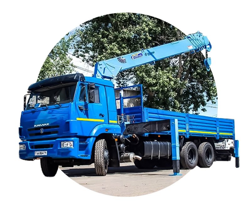 КАМАЗ бортовой с КМУ 43118-24
