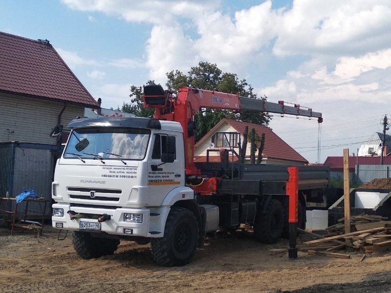 КАМАЗ-390206 С краном манипулятор