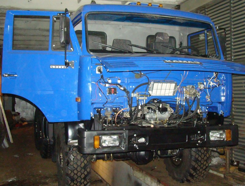 КАМАЗ 43118 под капотом
