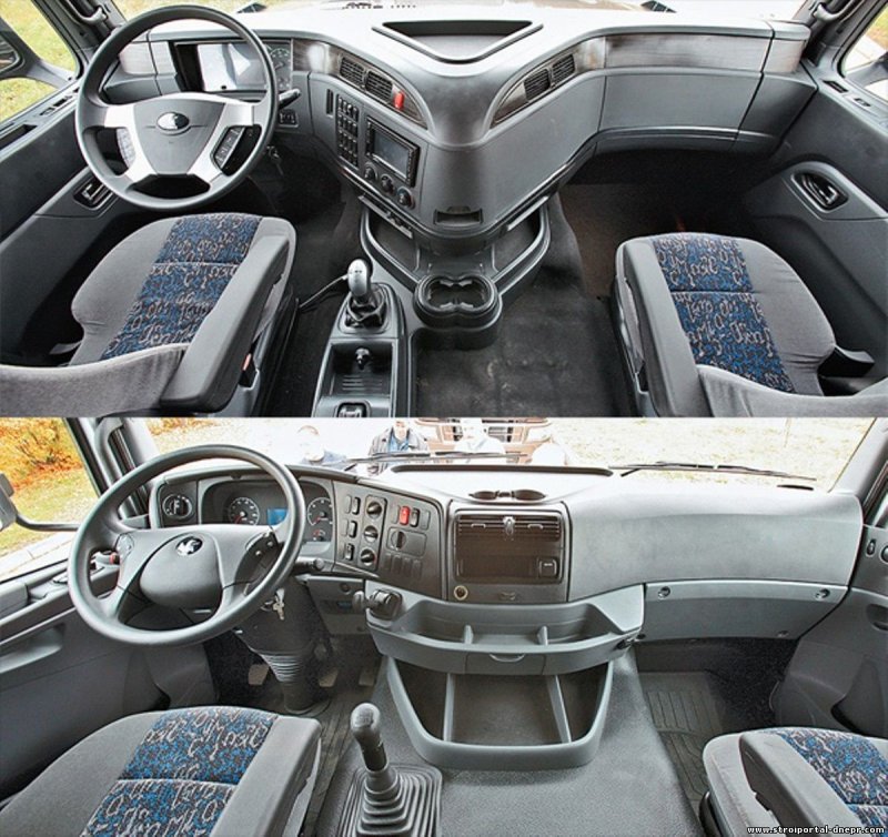 КАМАЗ 54901 кабина внутри