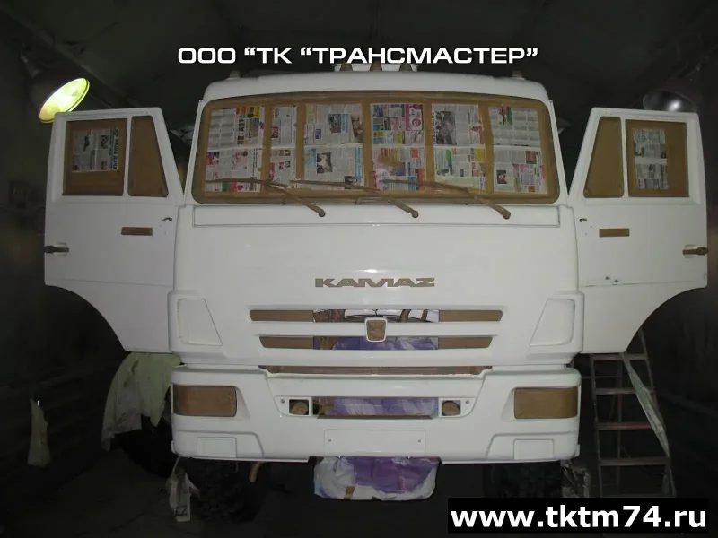 Покраска кабины КАМАЗ