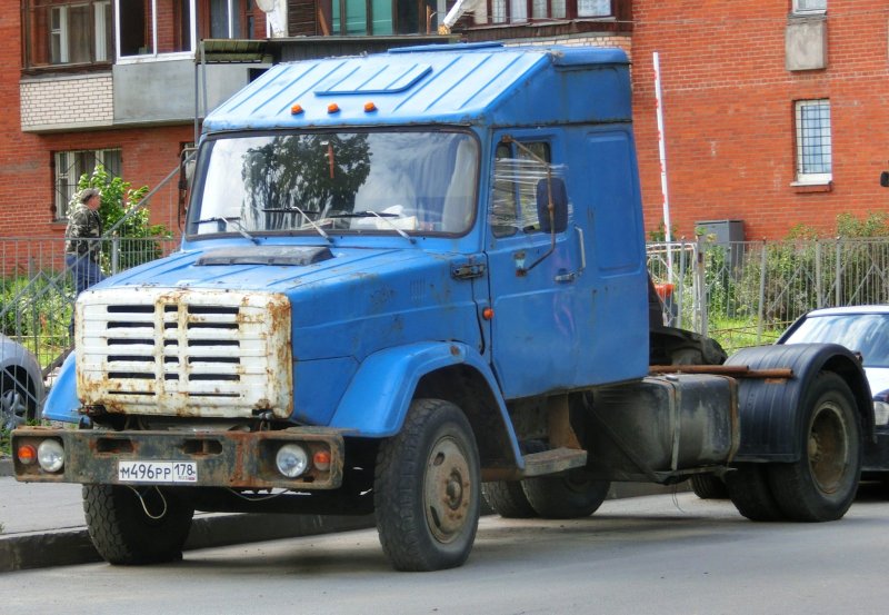КАМАЗ 53212 зерновоз с прицепом