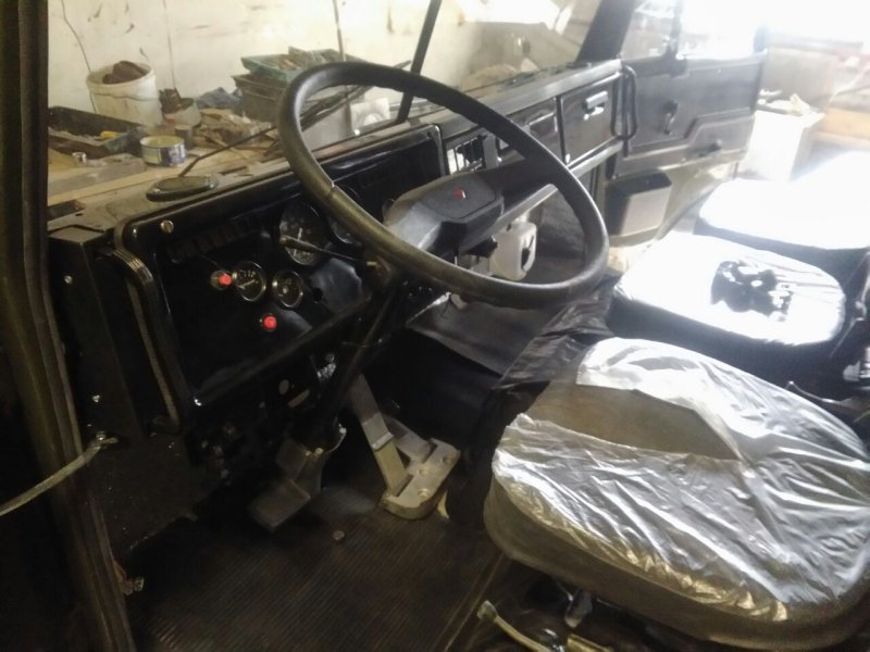 Кабина КАМАЗА 43101 изнутри