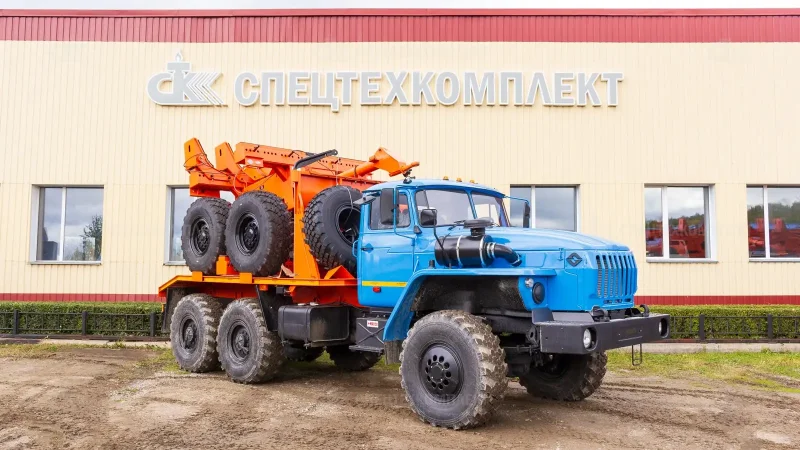 Урал 375 плетевоз