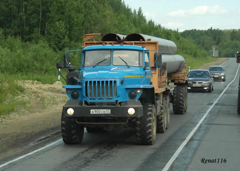 Трубовоз плетевоз Татра