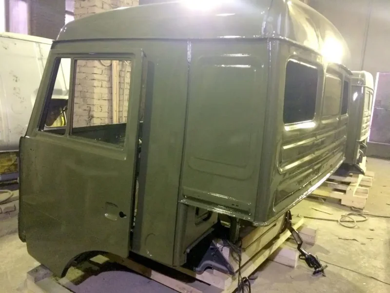 Кабина КАМАЗ 4310 изнутри
