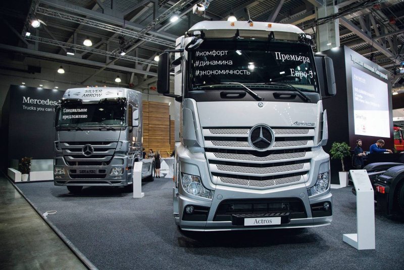 Mercedes-Benz Actros и КАМАЗ