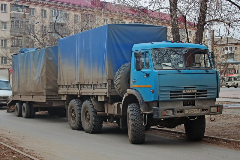 КАМАЗ 43114 сзади