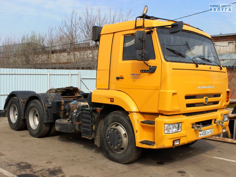 КАМАЗ 65116 желтый