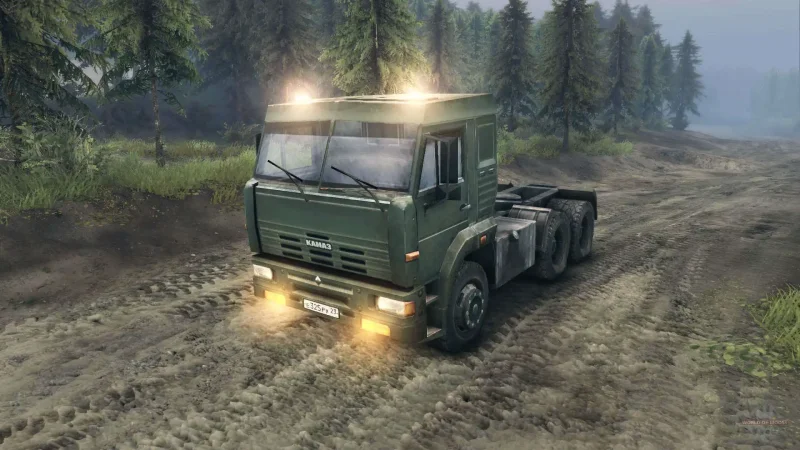 КАМАЗ 65116 для спин тирес