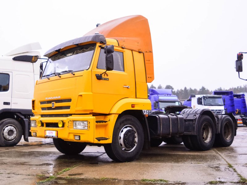 КАМАЗ 65116 желтый