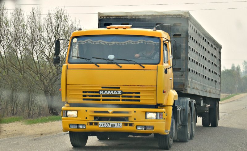 КАМАЗ 65116 С полуприцепом