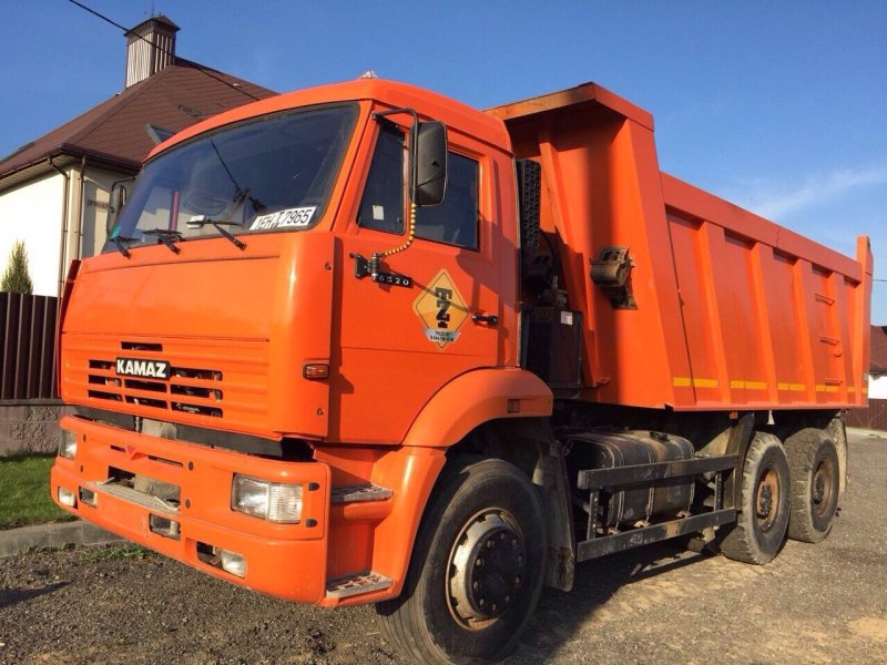 КАМАЗ 6520 самосвальный ряд
