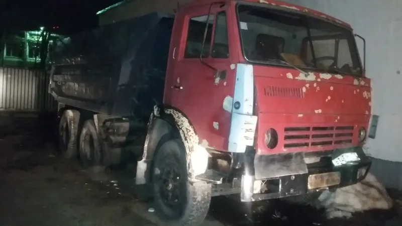 КАМАЗ 5320 грузовой заброшенный