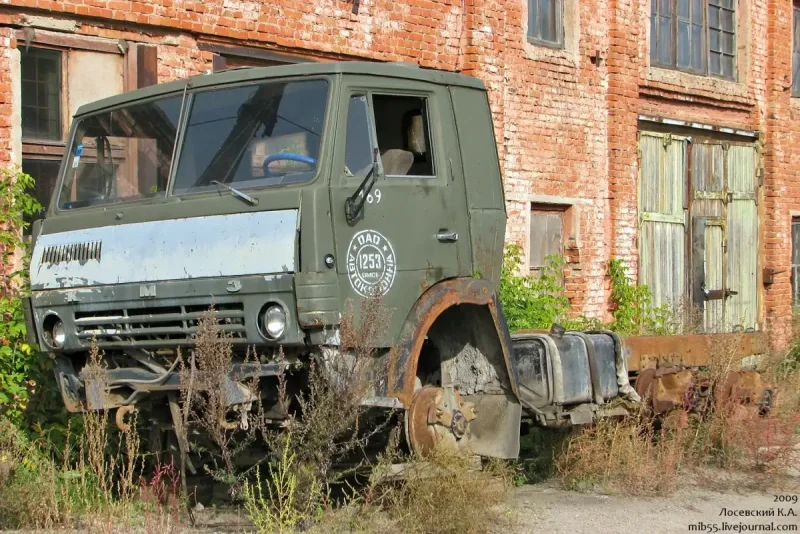 КАМАЗ 5511 разбитый